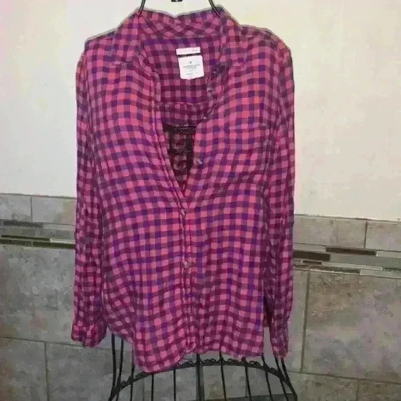 American eagle flannel size small - Picture 1 of 5